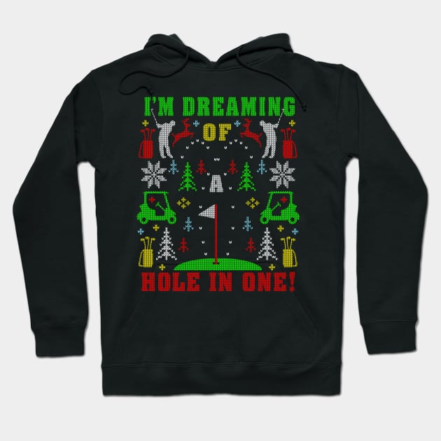 Golfing Golf Lover Ugly Christmas Sweater Party Shirts Hoodie by TeeCreations